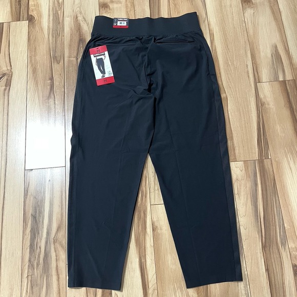 Kirkland Signature Ladies Ankle Pants Sz Medium Black Active Travel Pant - Picture 7 of 8